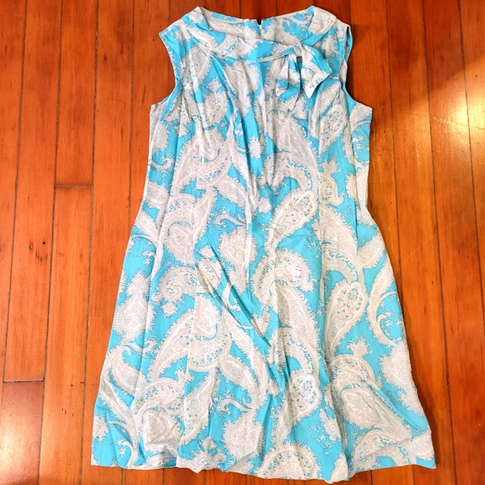 Sweet vintage 60s paisley day dress
